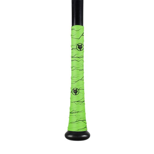 Pulse Neon Green Bat Grip Tape with Black