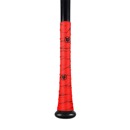 Pulse Red Bat Grip Tape with Black