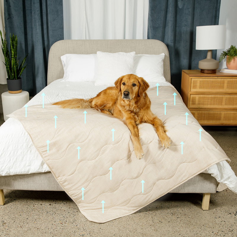 Load image into Gallery viewer, PupChill™ Cooling Waterproof Blanket - Arctic Sand
