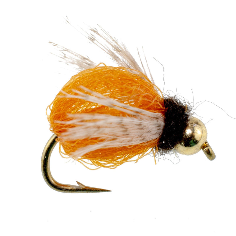 Load image into Gallery viewer, Bead Head LaFontaine Amber Deep Sparkle Caddis Pupa - 1 Dozen Flies Hook Size 12
