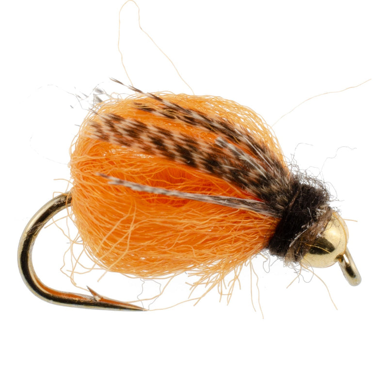 Load image into Gallery viewer, 3 Pack Bead Head LaFontaine Deep Sparkle October Caddis Pupa - Size 10
