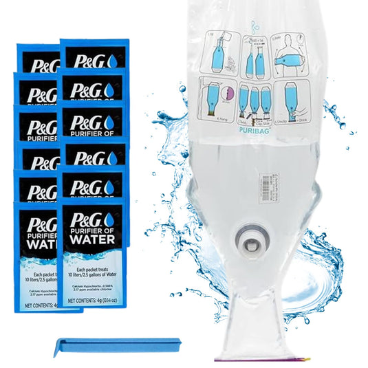 Puribag with P&G Water Filter Packets