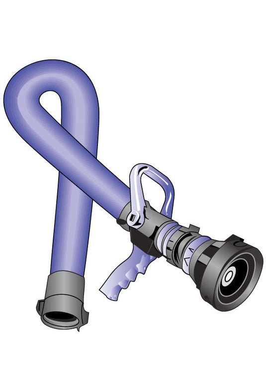 PURPLE HOSE RIBBON HELMET DECAL