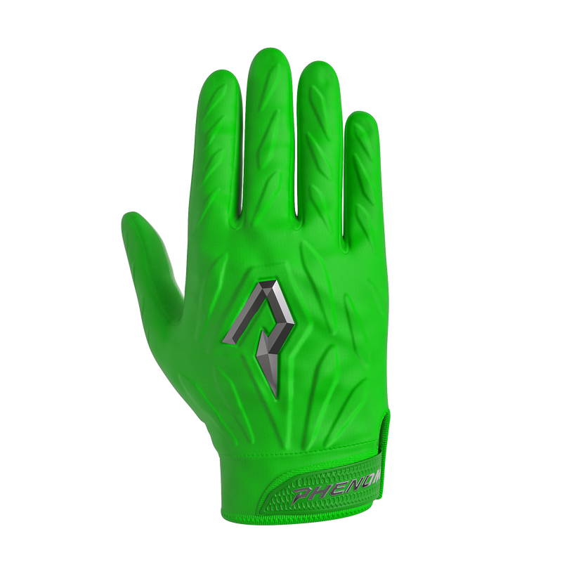 Load image into Gallery viewer, Phenom Elite Quantum Fierce Youth Padded Football Gloves - Team Colors
