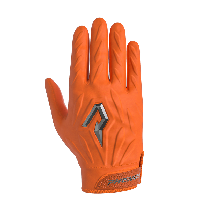 Load image into Gallery viewer, Phenom Elite Quantum Fierce Youth Padded Football Gloves - Team Colors
