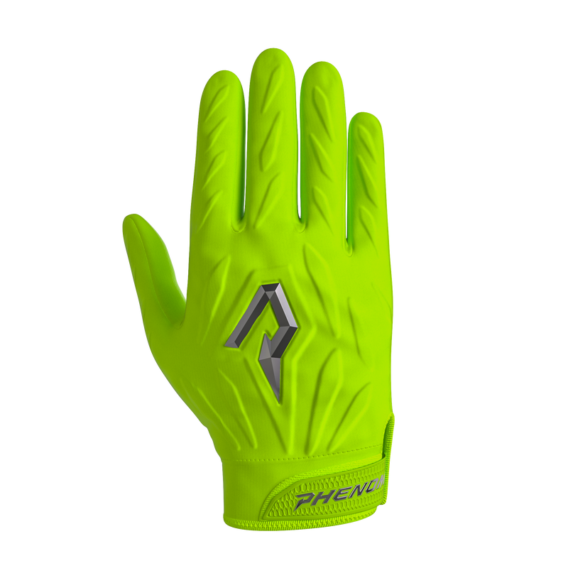 Load image into Gallery viewer, Phenom Elite Quantum Fierce Youth Padded Football Gloves - Team Colors
