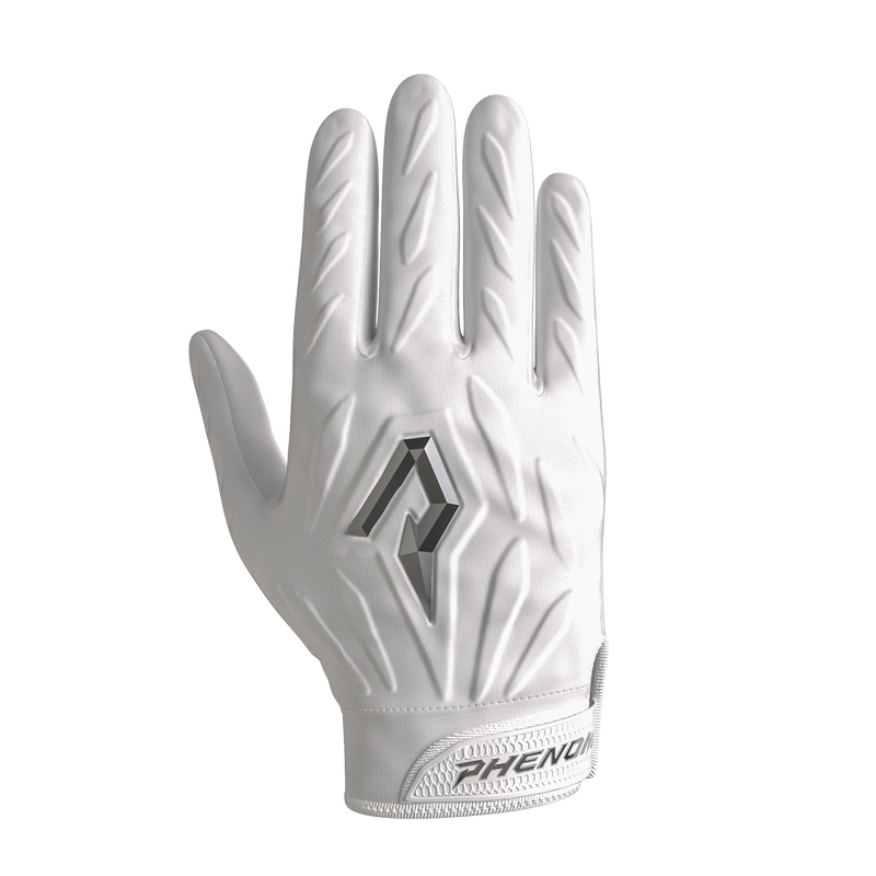Load image into Gallery viewer, Phenom Elite Quantum Fierce Youth Padded Football Gloves - Team Colors
