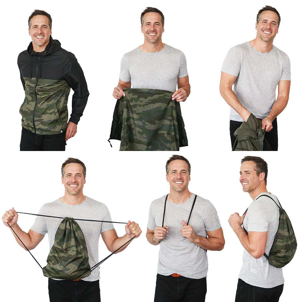 Dryflip Windbreaker (Black/Camo) - Skoutley Outdoors LLC