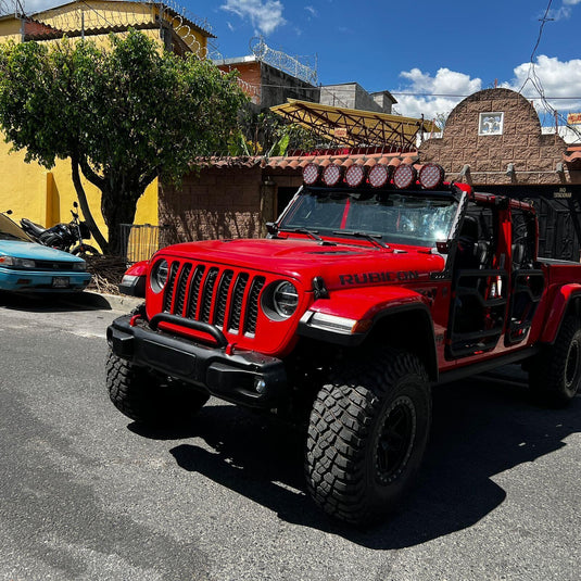 (2pcs/set) 7 Inch 210W Round Spot Beam Offroad LED Driving Lights+Amber/Black Covers(Optional) for SUV ATV UTV Trucks Pickup Jeep Golf Cart Boat