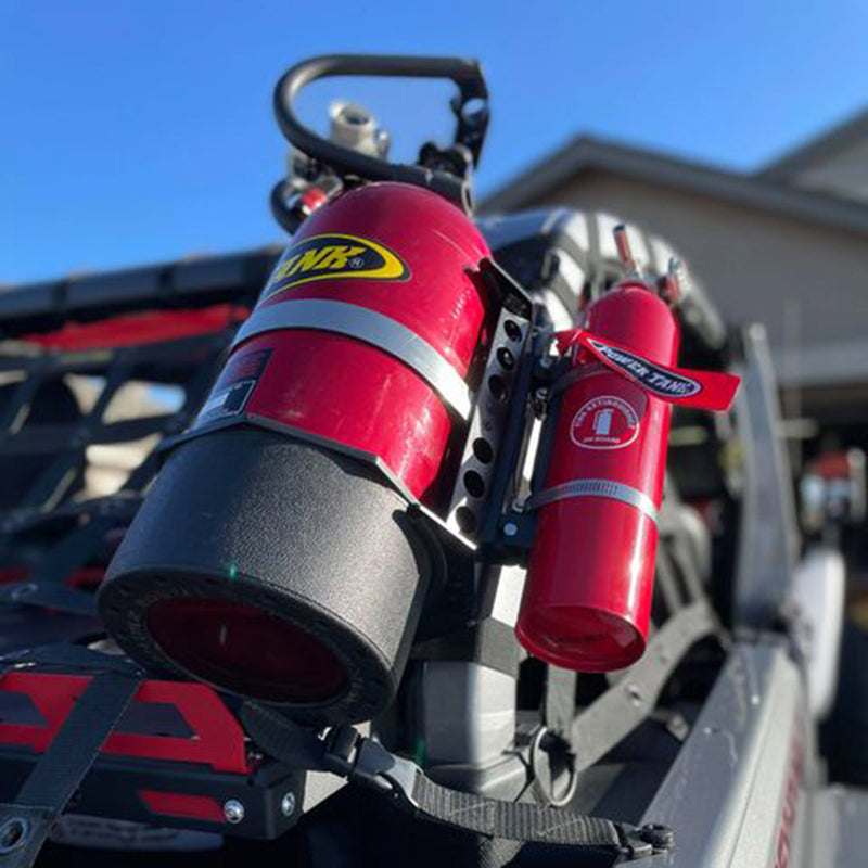 Load image into Gallery viewer, Quick-Release Bracket - 2.5 lb ABC Fire Exinguisher, Power Shot, Pro Eagle Phoenix CO2 Jack
