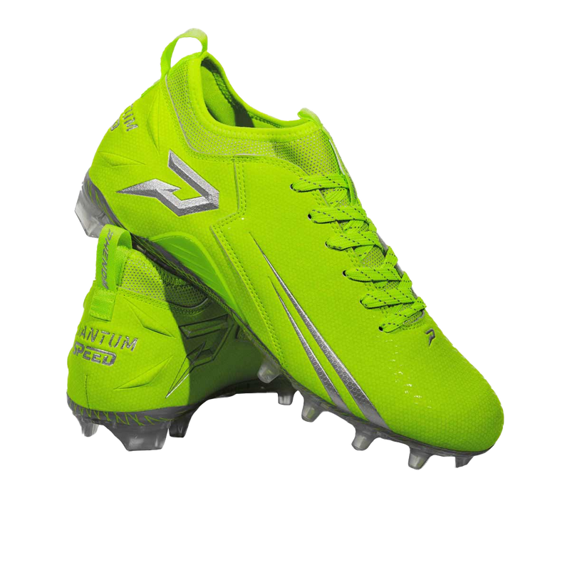 Load image into Gallery viewer, Quantum Speed: Football Cleats - Slime - Team Colors
