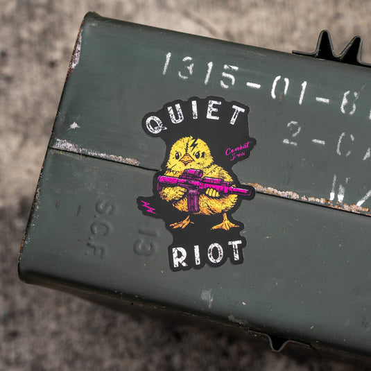 Quiet Riot Duck Decal