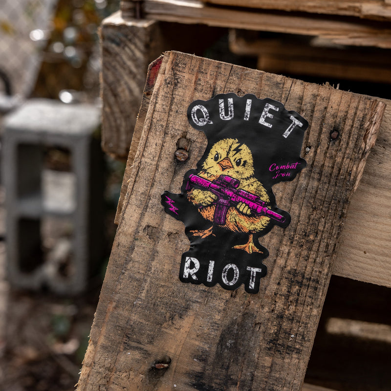 Load image into Gallery viewer, Quiet Riot Duck Decal
