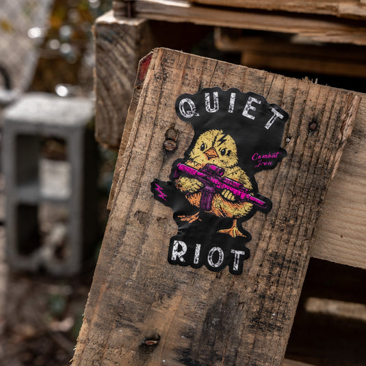 Quiet Riot Duck Decal