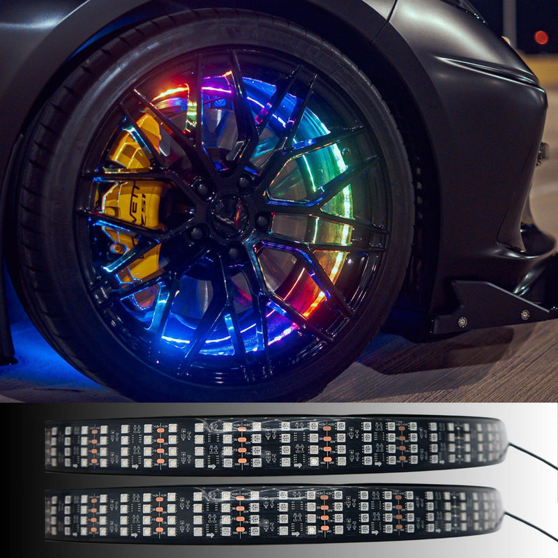 Load image into Gallery viewer, Quad 4 Row LED Wheel Ring Kit | Flow Series
