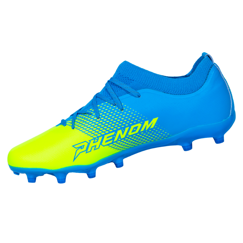 Load image into Gallery viewer, Quantum Energy Flag Football Cleats - Columbia Blue &amp; Slime
