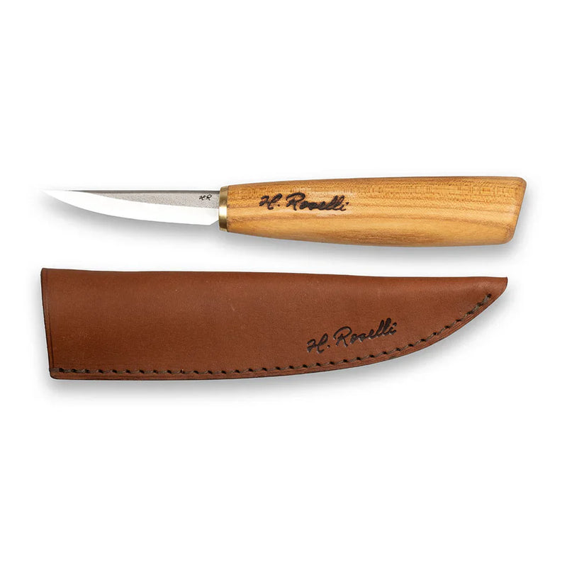 Load image into Gallery viewer, Roselli R113D The Carving Knife (Short Blade)- Red Elm
