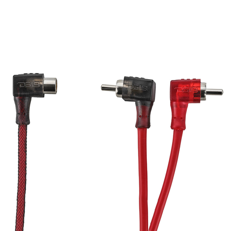 Load image into Gallery viewer, Ultra Flex 100% OFC RCA L Connector 1 Female/2 Male
