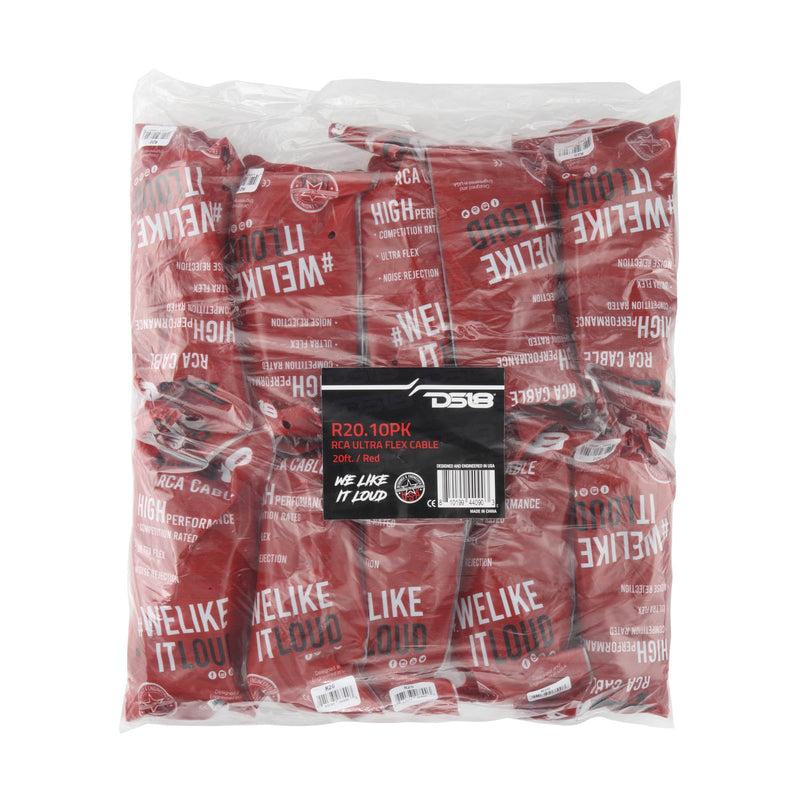 Load image into Gallery viewer, Level 2 RCA 100% Copper OFC 20 Feet - Pack 10 pieces
