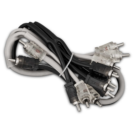 Level 2 RCA 100% Copper OFC Y Connector 2 MALE to 12 MALE 1.5 Feet - SILVER