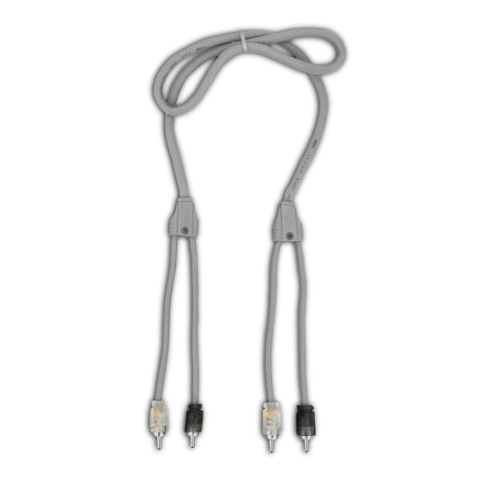 Level 2 RCA 100% Copper OFC 3 Feet  - SILVER