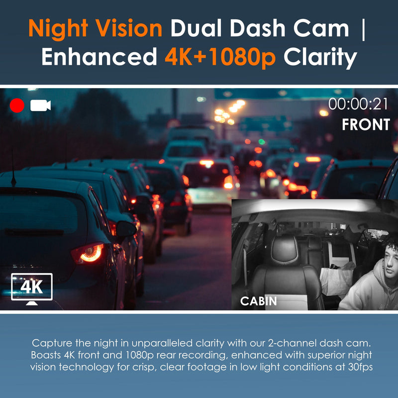 Load image into Gallery viewer, Rexing R316 4K Dash Cam with Wi-Fi &amp; GPS
