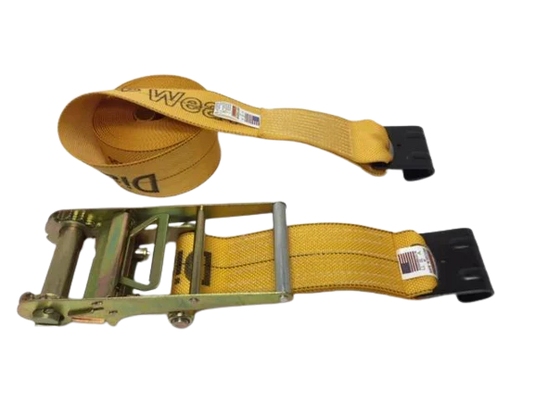 DiamondWeave™ 4" x 30 Ft Ratchet Strap w/ Flat Hooks  | R430FDW