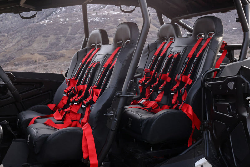 Load image into Gallery viewer, 2024+ RZR 1000 Front/Rear Bench Seat W Harnesses 2 and 4 Seater
