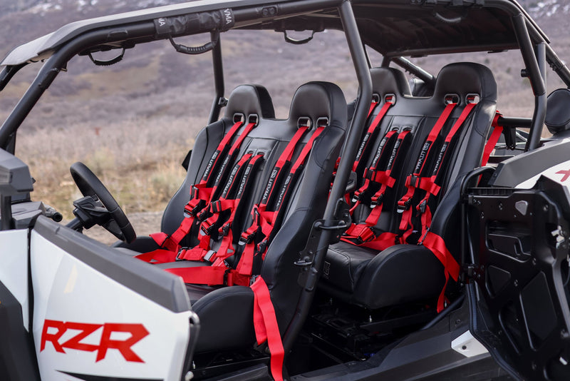Load image into Gallery viewer, 2024+ RZR 1000 Front/Rear Bench Seat W Harnesses 2 and 4 Seater
