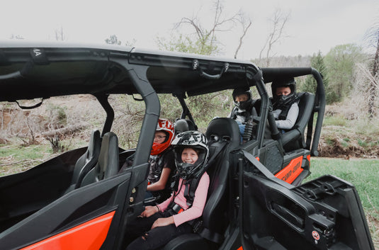 Maverick Sport Max Rear Bench with Harnesses (2019-2025)