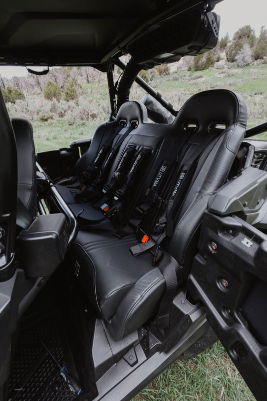 Honda Talon 4 Rear Bench Seat W Harnesses (2019-2025)