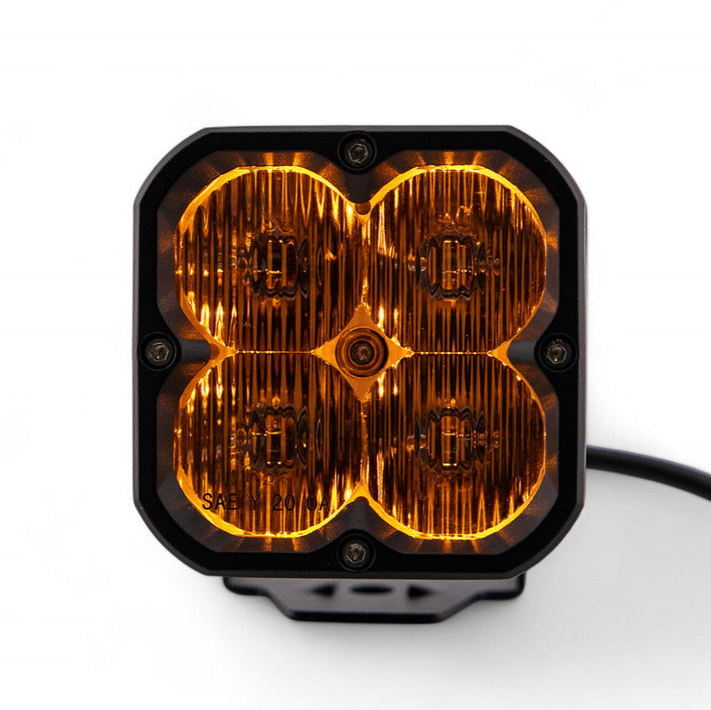 Load image into Gallery viewer, Amber Backlit Race Pod Pair Bundle With Wiring Harness
