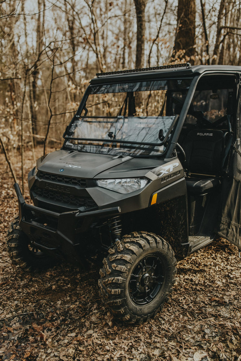 Load image into Gallery viewer, Ranger 900 &amp; 1000 Fold Down Windshield •Fits 2013-Up 900 and 1000 XP and SOHC •2015-2016 570 Full-Size Pro Fit
