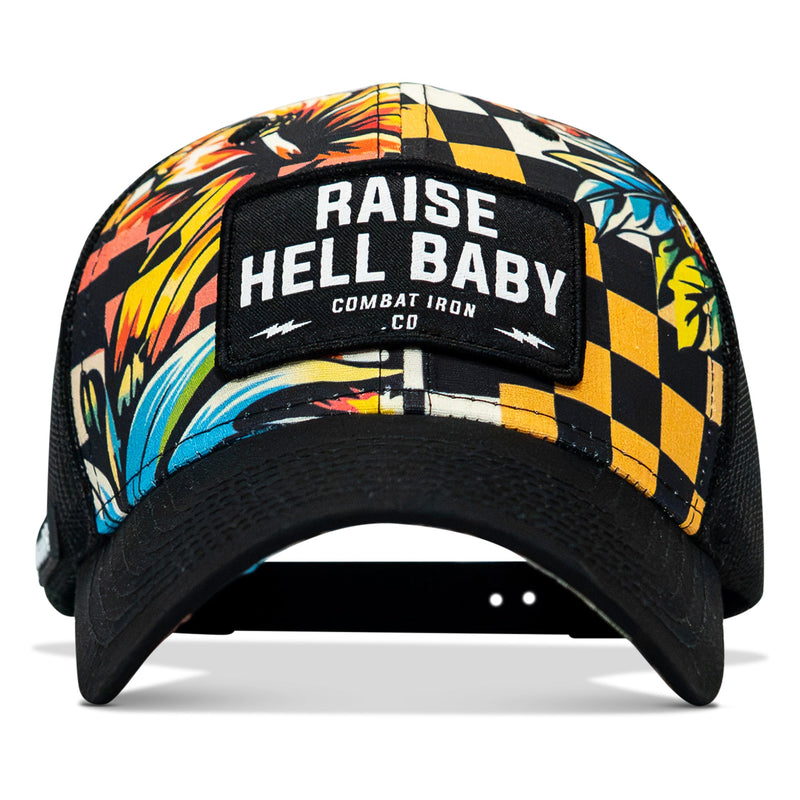 Load image into Gallery viewer, Raise Hell Baby Patch Original Ripstop Snapback Hat
