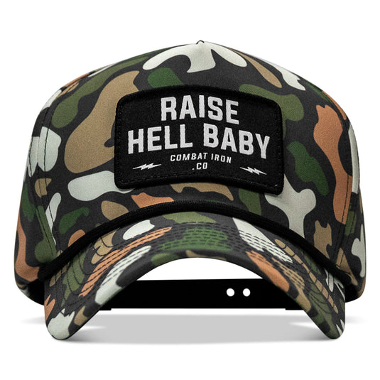 Raise Hell Baby Patch 5 Pannel Snapback
