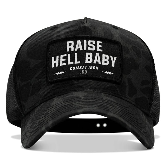 Raise Hell Baby Patch Snapback Hat