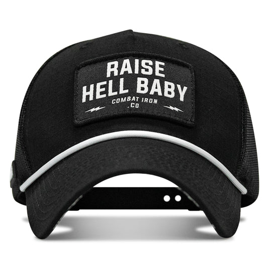 Raise Hell Baby Patch Rope Snapback Hat
