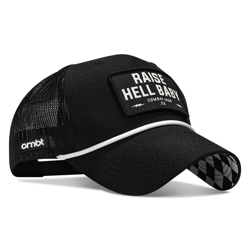 Load image into Gallery viewer, Raise Hell Baby Patch Rope Snapback Hat
