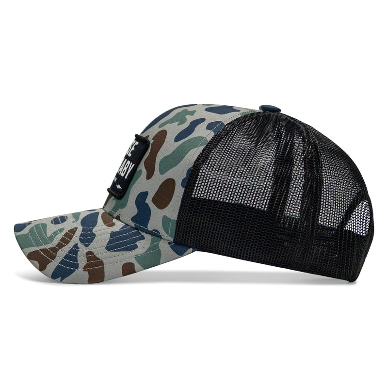 Load image into Gallery viewer, Raise Hell Baby Patch Snapback Hat
