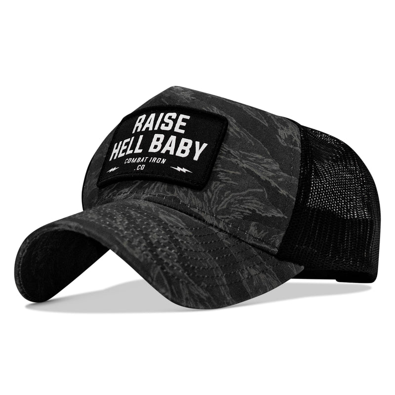 Load image into Gallery viewer, Raise Hell Baby Patch Five Panel Breacher Snapback Hat
