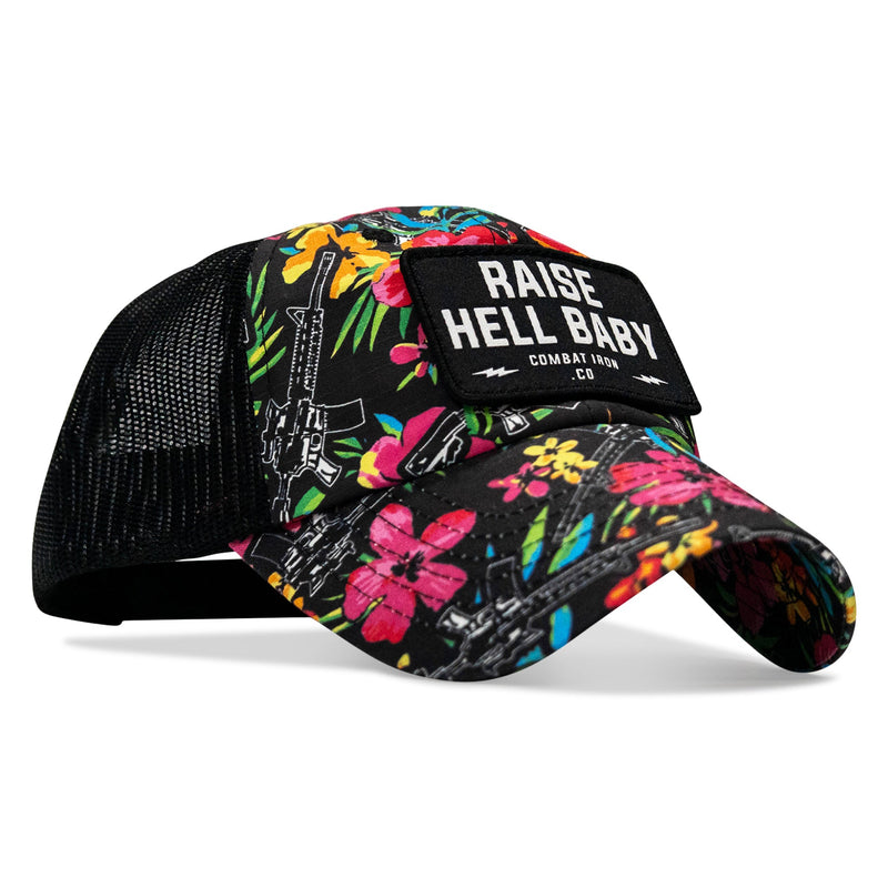 Load image into Gallery viewer, Raise Hell Baby Patch Tactical Ripstop Mesh Snapback Hat

