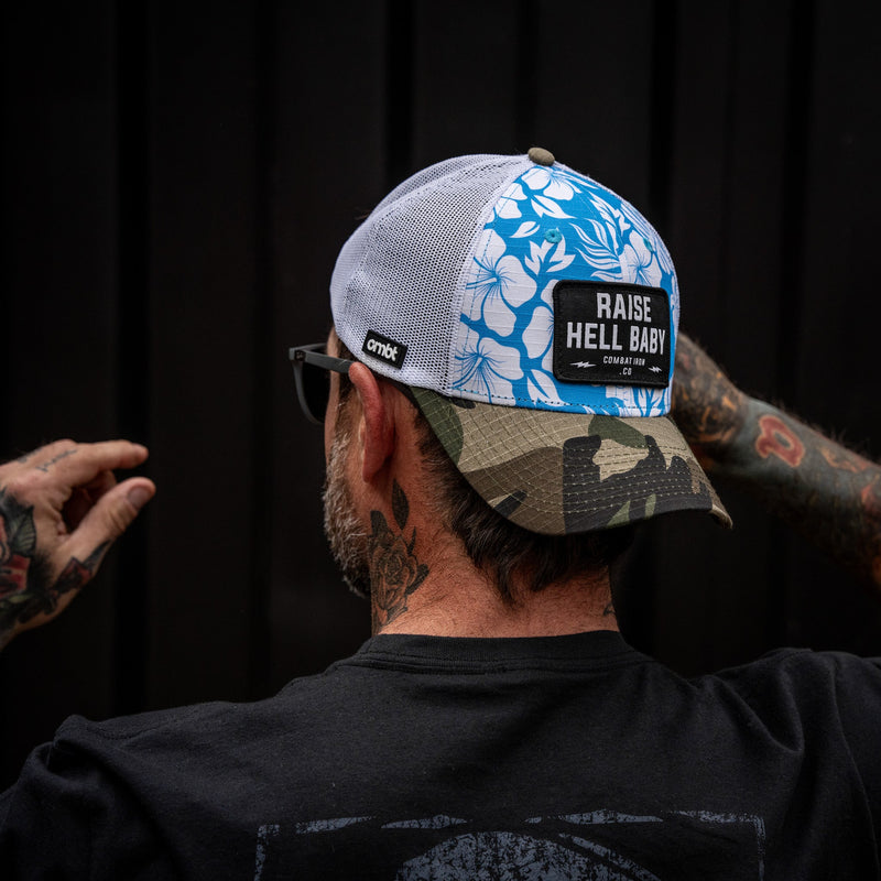 Load image into Gallery viewer, Raise Hell Baby Patch Original Ripstop Snapback Hat

