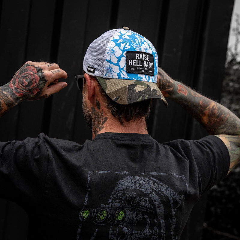 Load image into Gallery viewer, Raise Hell Baby Patch Original Ripstop Snapback Hat
