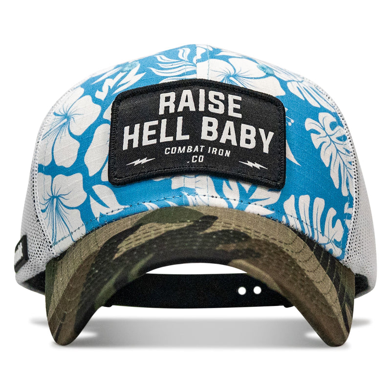 Load image into Gallery viewer, Raise Hell Baby Patch Original Ripstop Snapback Hat
