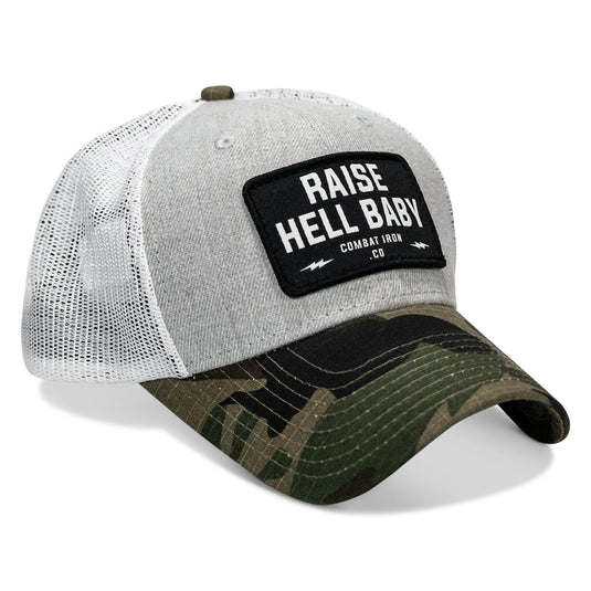 Raise Hell Baby Patch Snapback Hat