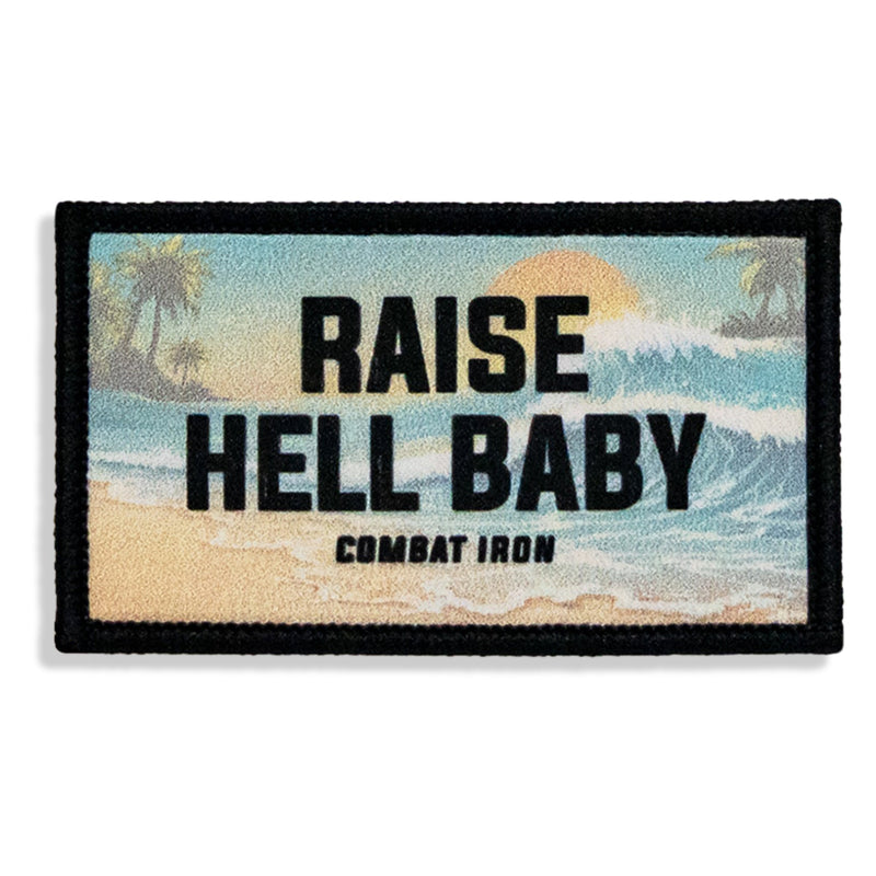 Load image into Gallery viewer, Raise Hell Baby Sunset Velcro Patch
