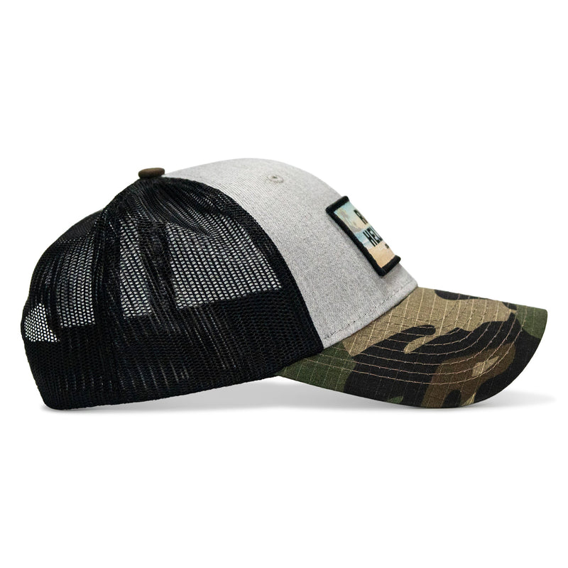 Load image into Gallery viewer, Raise Hell Baby Sunset Patch Original Ripstop Snapback Hat
