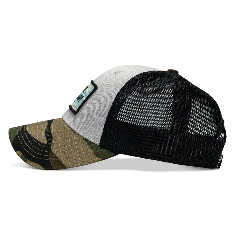 Load image into Gallery viewer, Raise Hell Baby Sunset Patch Original Ripstop Snapback Hat
