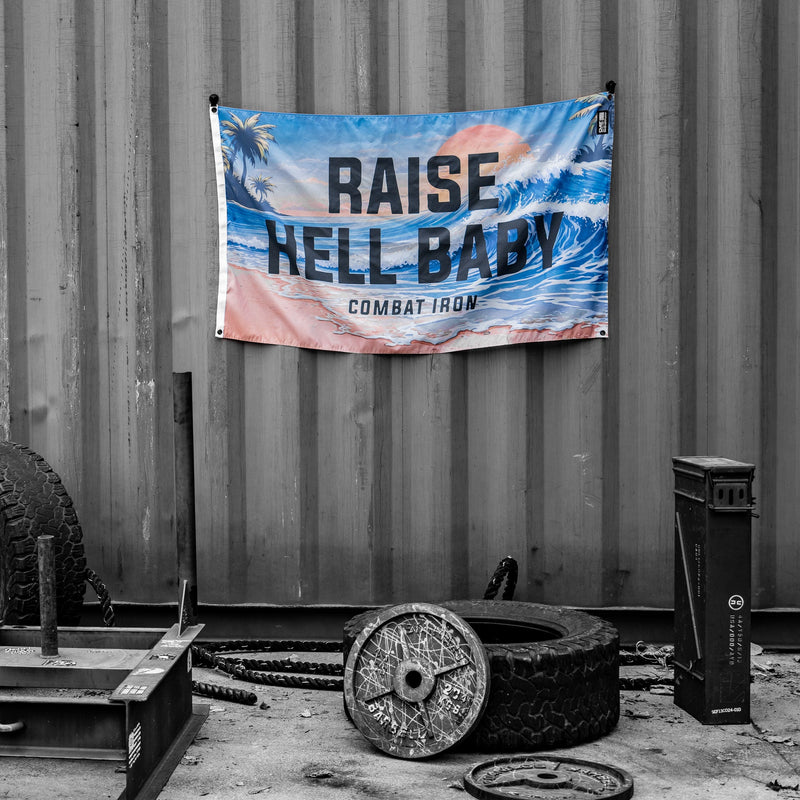 Load image into Gallery viewer, Raise Hell Baby 3' x 5' Flag

