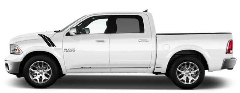 Load image into Gallery viewer, &quot;RAM&quot; Fender Slash Decals for 2009-2018 Dodge Ram 1500 (x2)
